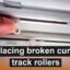 How to Replace Curtain Track Gliders